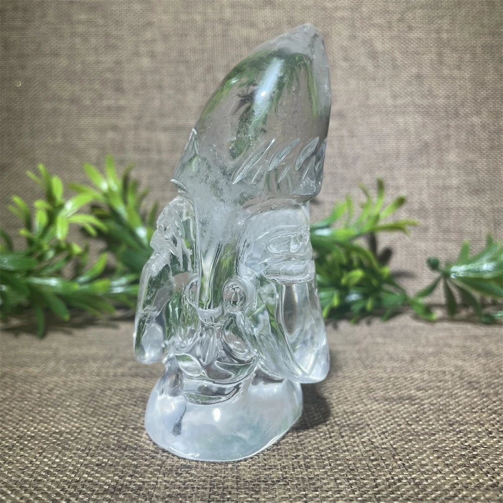 

Natural Quartz Crystal Carving The God Of Wisdom Sale Stones And Wicca Home Decoration Decorative Healing Crania