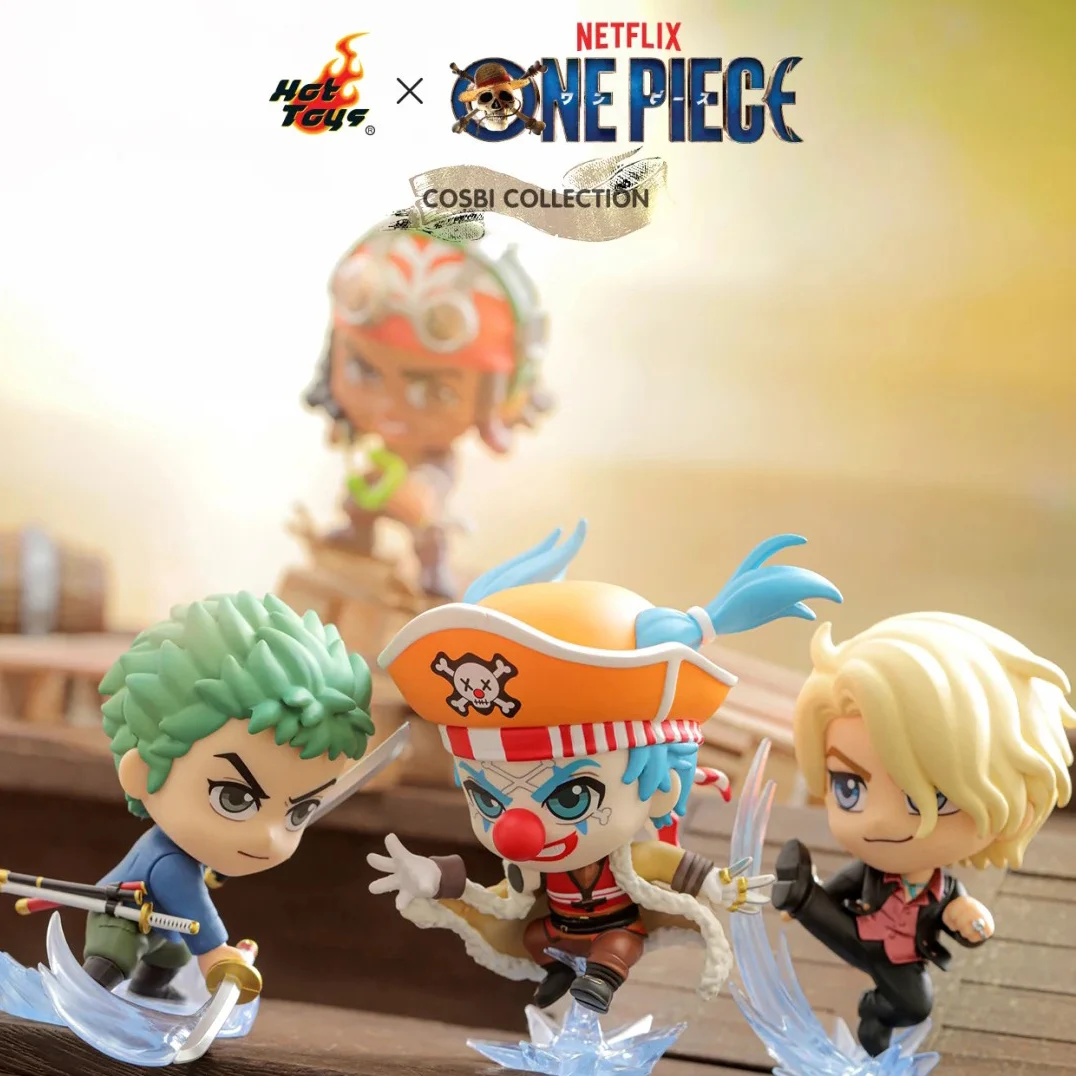 Фото НОВИНКА: Оригинальные фигурки Hot Toys COSBABY: Луффи, Зоро, Нами (серия Blind Box) – декоративные настольные украшения, коллекционные сувениры №5