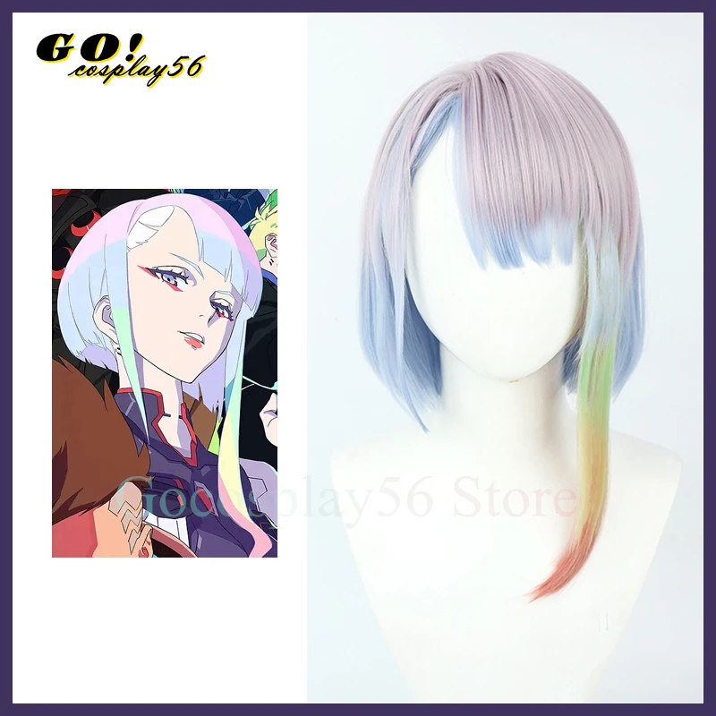 cyberpunk-edgerunners-lucyna-kushinada-cosplay-wig-lucy-gradient-rainbow-side-bangs-short-pink-blue-hair-women-anime-headwear