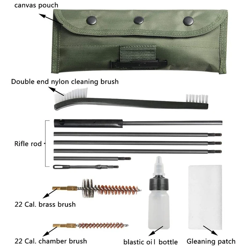 

AR Series 15 M16 Pipe Brush Metal Cleaning M4 Complete Tool Gun Kit Hunting Accessories Aк 47 Shotgun Rifle Pistol Glock 17 19