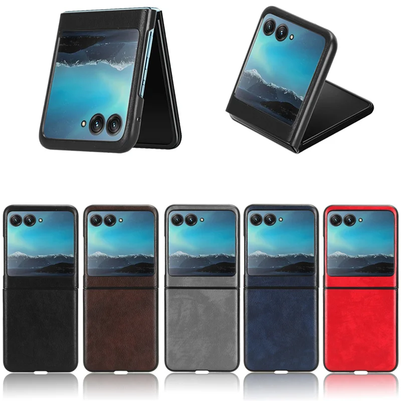 Чехол для Motorola Moto Razr40 текстурированный твердый ударопрочный чехол с зернистой