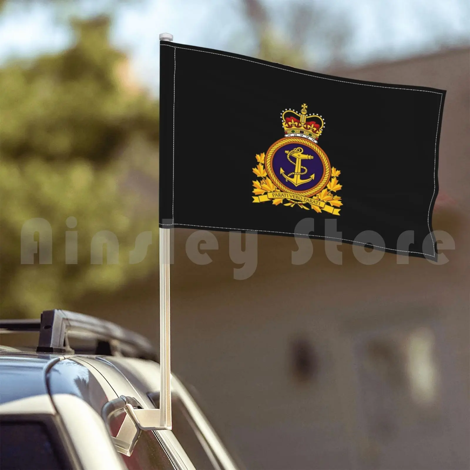 Канадский Королевский Темно-Синий уличный Декор флаг автомобиль Rcn эмблема