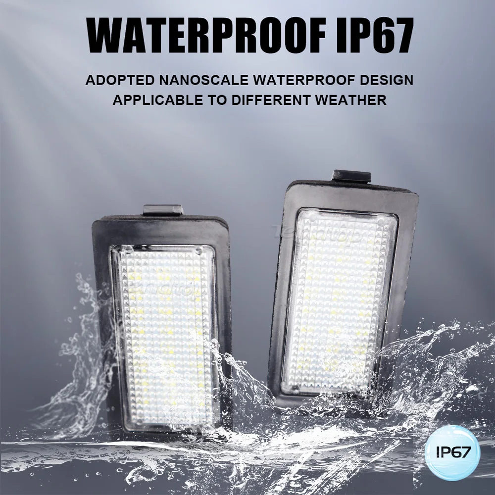 Лампы для номерного знака BMW E38 7 Series 728i 730i 730d 740i 740d 740iL 750i 750iL 1995-2001 2 шт.