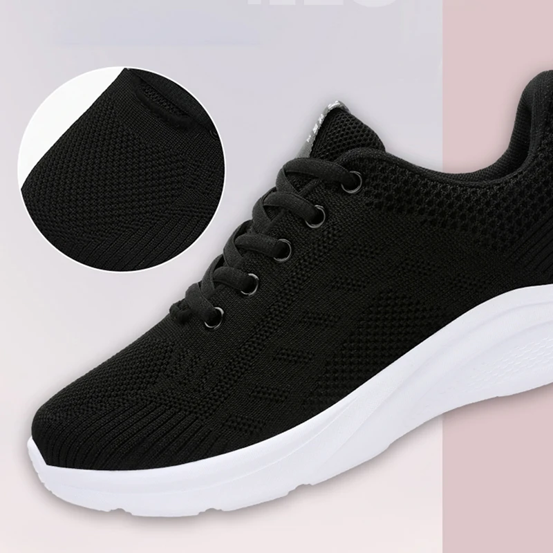 Breathable Sports Running Shoes Women Comfy Sneakers Casual Jogging Walking Shoes Fashion Fitness Gym Outdoor Camping Shoes