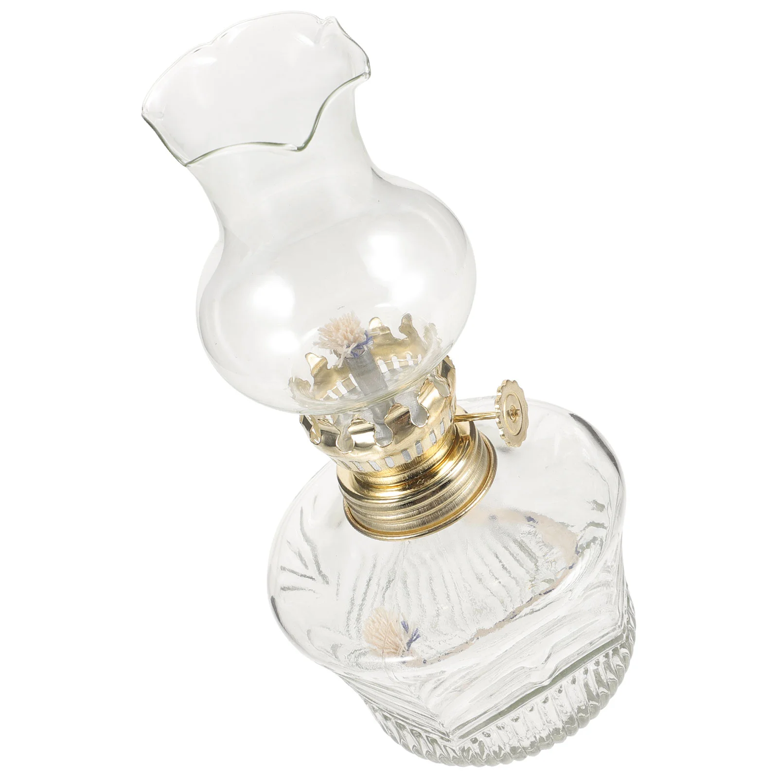 

Emergency Light Decorative Oil Lamp Vintage Kerosene Old Fashioned Indoor Romantic Decoration Glass Retro Accessories Room