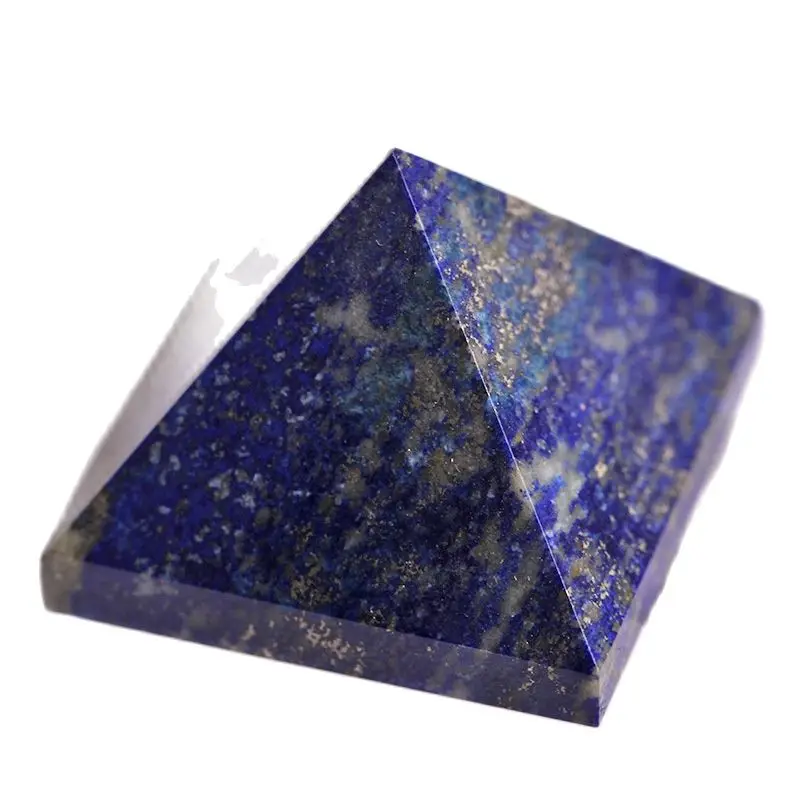 

Natural Lapis Lazuli Pyramid Ornaments Geomantic Ornaments Healing Energy Stone Minerals