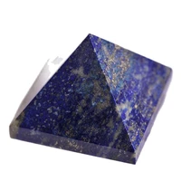 natural lapis lazuli pyramid ornaments geomantic ornaments healing energy stone minerals