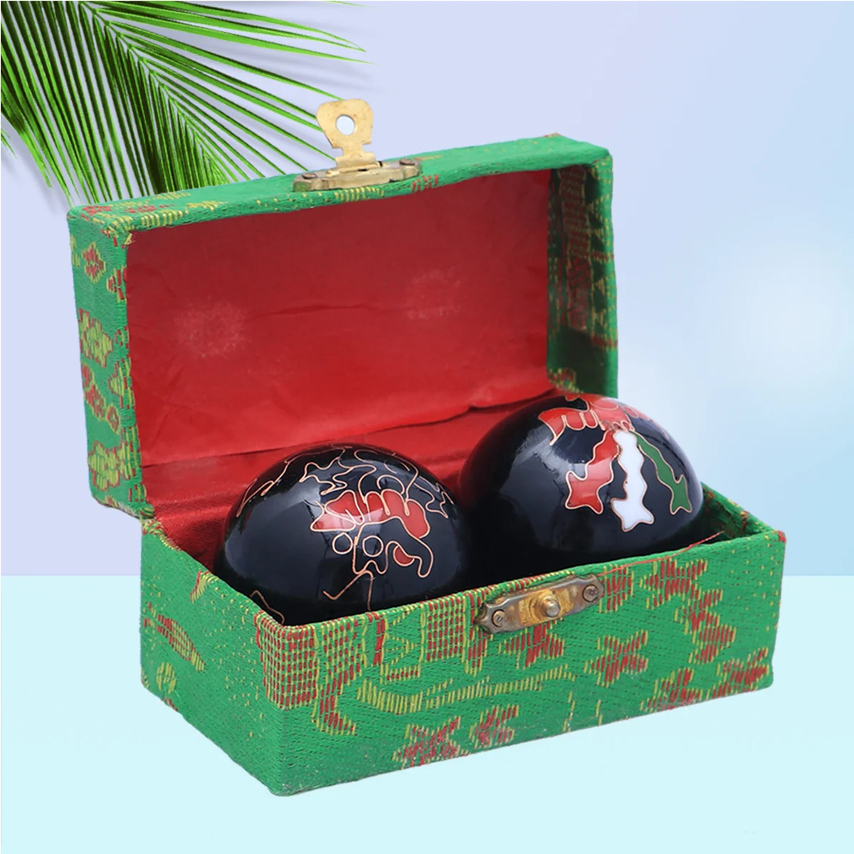 

2 шт., китайские массажные шарики для снятия стресса