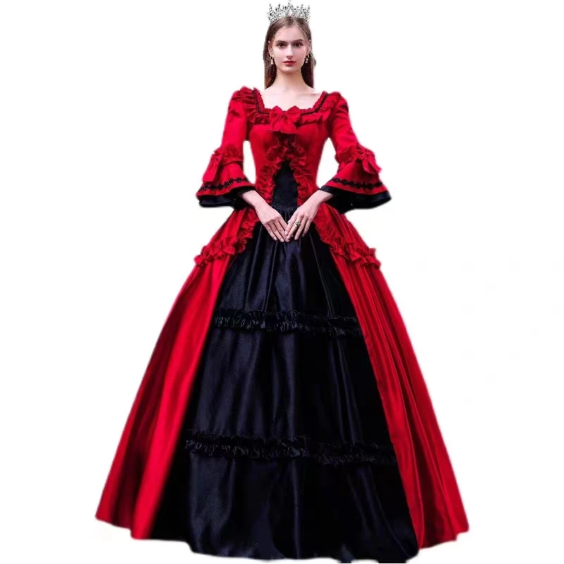 

KEMAO High-end Court Rococo Baroque Marie Antoinette Ball Gown 18th Century Renaissance Historical Period Evening Dresses