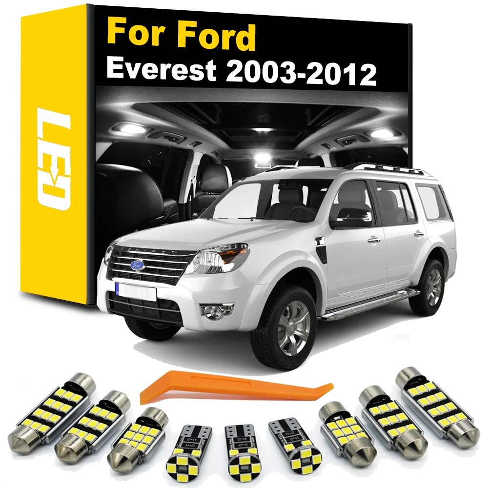 

Canbus Car LED Interior Dome Trunk Map Light Kit For Ford Everest 2003 2004 2005 2006 2007 2008 2009 2010 2011 2012