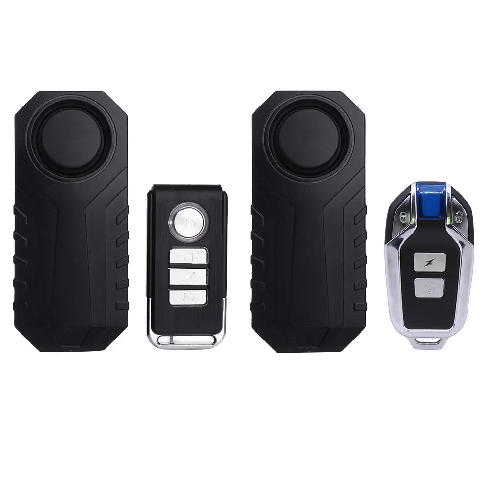 

Wireless Anti-Theft Motorcycle Bike Alarm Remote Control Security Warning System Vibration Sensor Anti Lost Reminder