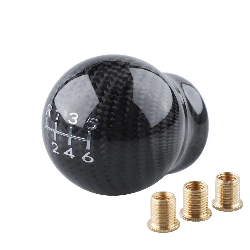 

Универсальная ручка переключения передач из углеродного волокна, ручной рычаг переключения передач, головка ручки переключения передач с обратным подъемником, модификация ручки переключения передач автомобиля, аксессуар