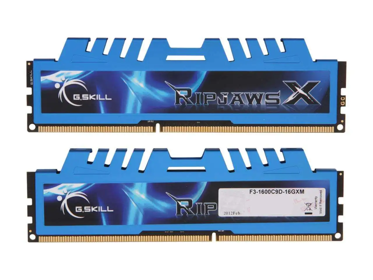 

Ready stock for G.SKILL Ripjaws X Series 16GB (2 x 8GB) 240-Pin PC RAM DDR3 1600 (PC3 12800) Desktop Memory Model 1.5V New Dimm