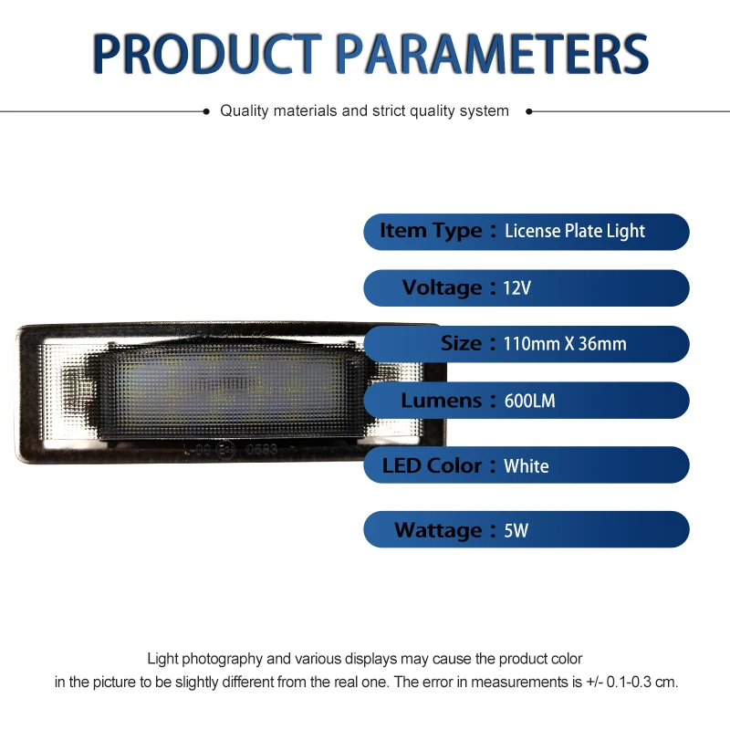Номерной знак Canbus без ошибок 2 шт. светильник 6000k для Kia Sportage 2017-2020 GT 2019-2021 Optima K5