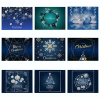 christmas kitchen placemat colored balls snowflakes decorative table mats waterproof drink coaster blue linen western placemat