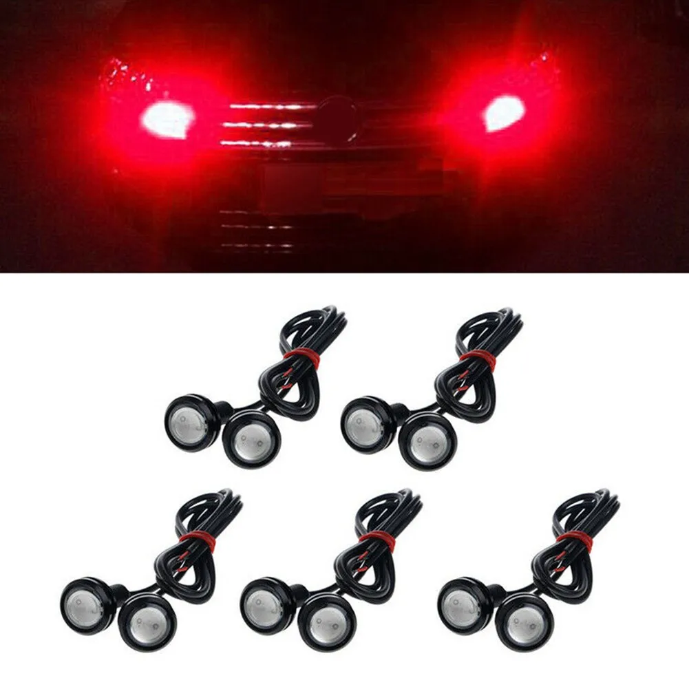 

18mm Led Eagle Eye Lights LED Fog Reverse Backup DRL Light Lamp Bulbs Car Fog Round DRL Bulb Parking Signal Lamps