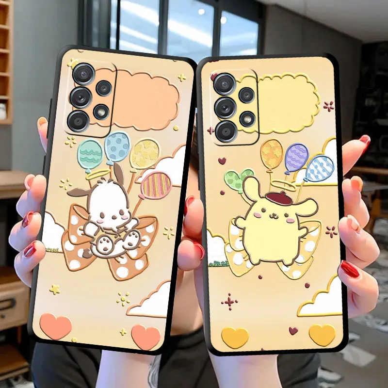 Чехол для Samsung Galaxy A50 A02s A70 A10 A10s A90 A51 A02 A01 M52 M31 M30S черный мягкий чехол смартфона