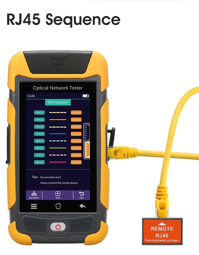 H430 SM MM OTDR 1310/1550 нм 850/1300 1625/1650 оптоволоконный рефлектометр с сенсорным экраном VFL OLS