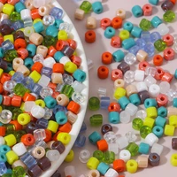 5 54 5mm retro stained glass bead tube bead for diy jewelry bracelet necklace earring accessories beaded material 30g