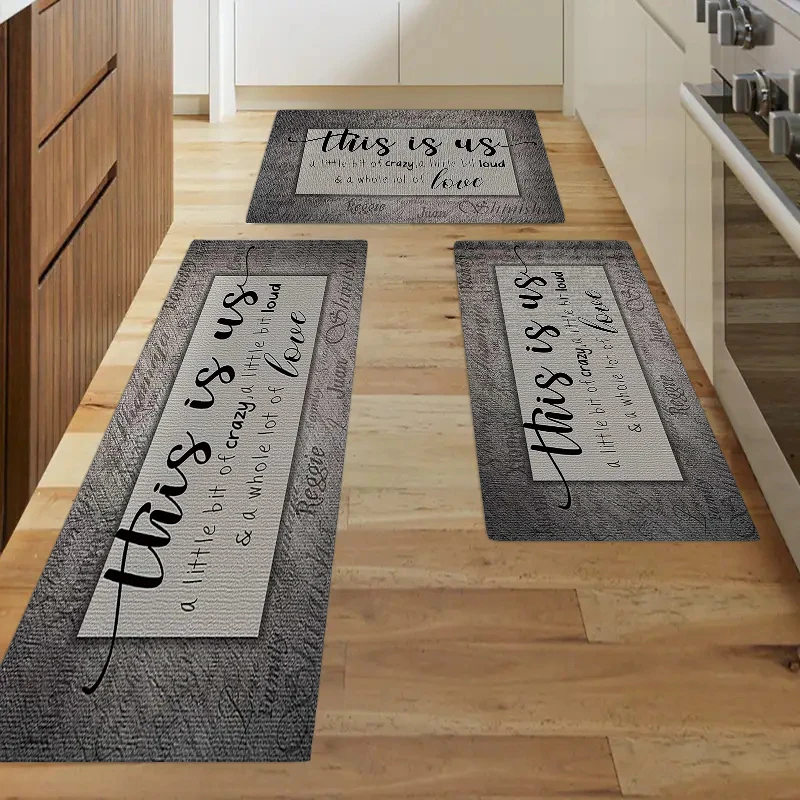 Минималистичный стиль, украшение, наклейка, печать букв, оптовый коврик, веранда, Террасная палатка, оптовая продажа, Противоскользящий коврик