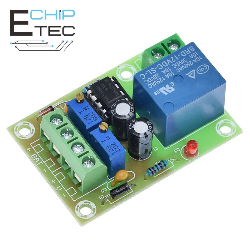 

XH-M601 Battery Charging Control Board 12V Intelligent Charger Power Supply Control Module Panel Automatic Charging/Stop Switch