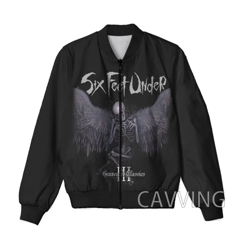 Новая модная женская/мужская куртка-бомбер с 3D принтом на молнии шести футов