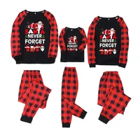 2022 christmas family matching sets quality christmas family pajamas fashion parent child home suit kids clothes xmas costumes