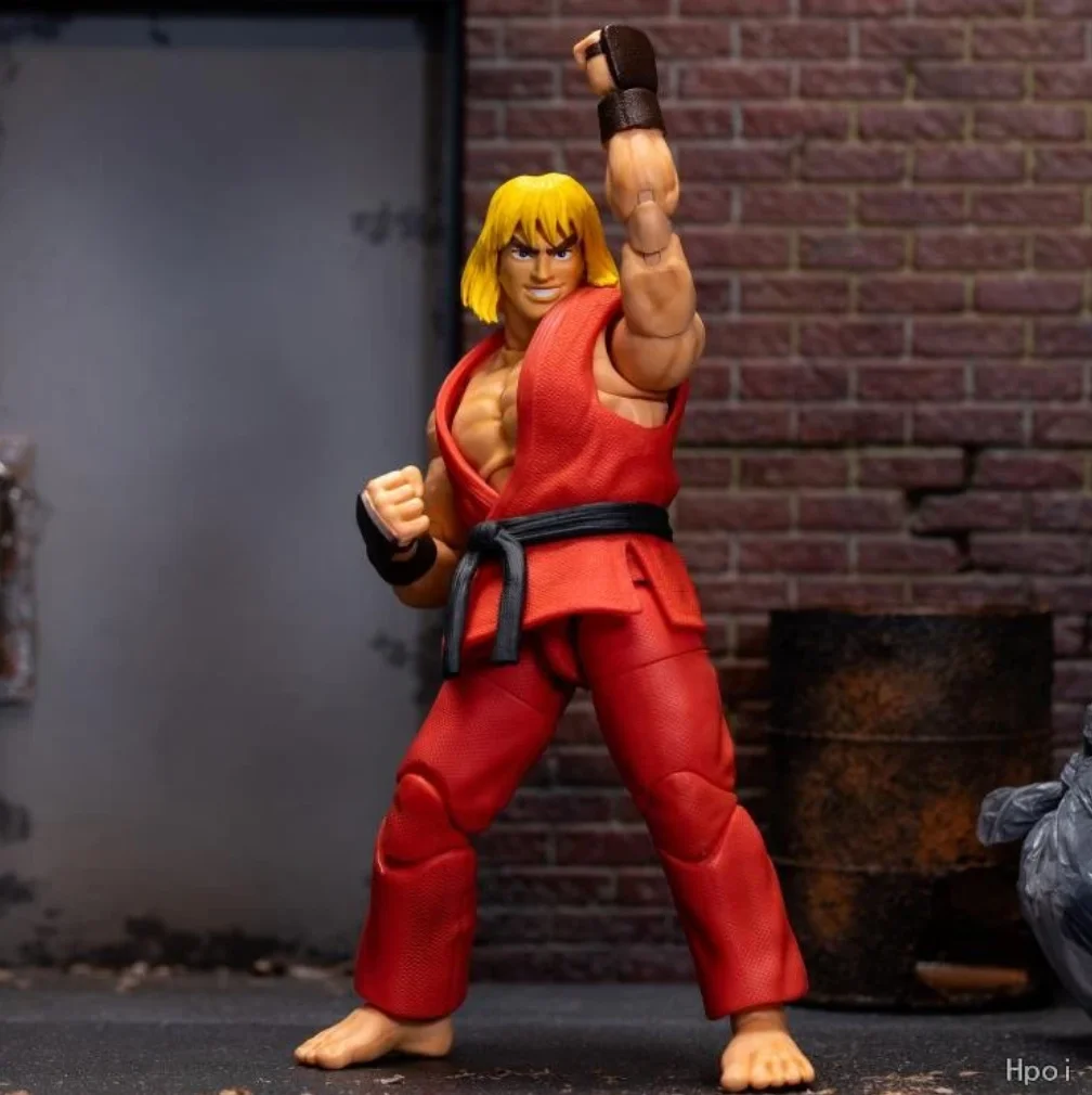 Фото 【UA】1/12 Jada Toys Street Fighter Ken Deluxe Edition Фигурка Модель Игрушка Оригинал №3