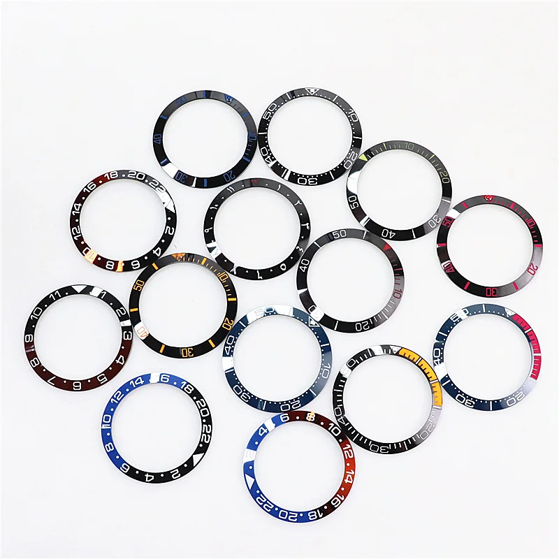 SUB GMT Seamaster 300m Design Outer Di 38mm BGW9 Luminous Ceramic Bezel Insert For SEIKO SKX007 SKX009 Watch Modification Parts