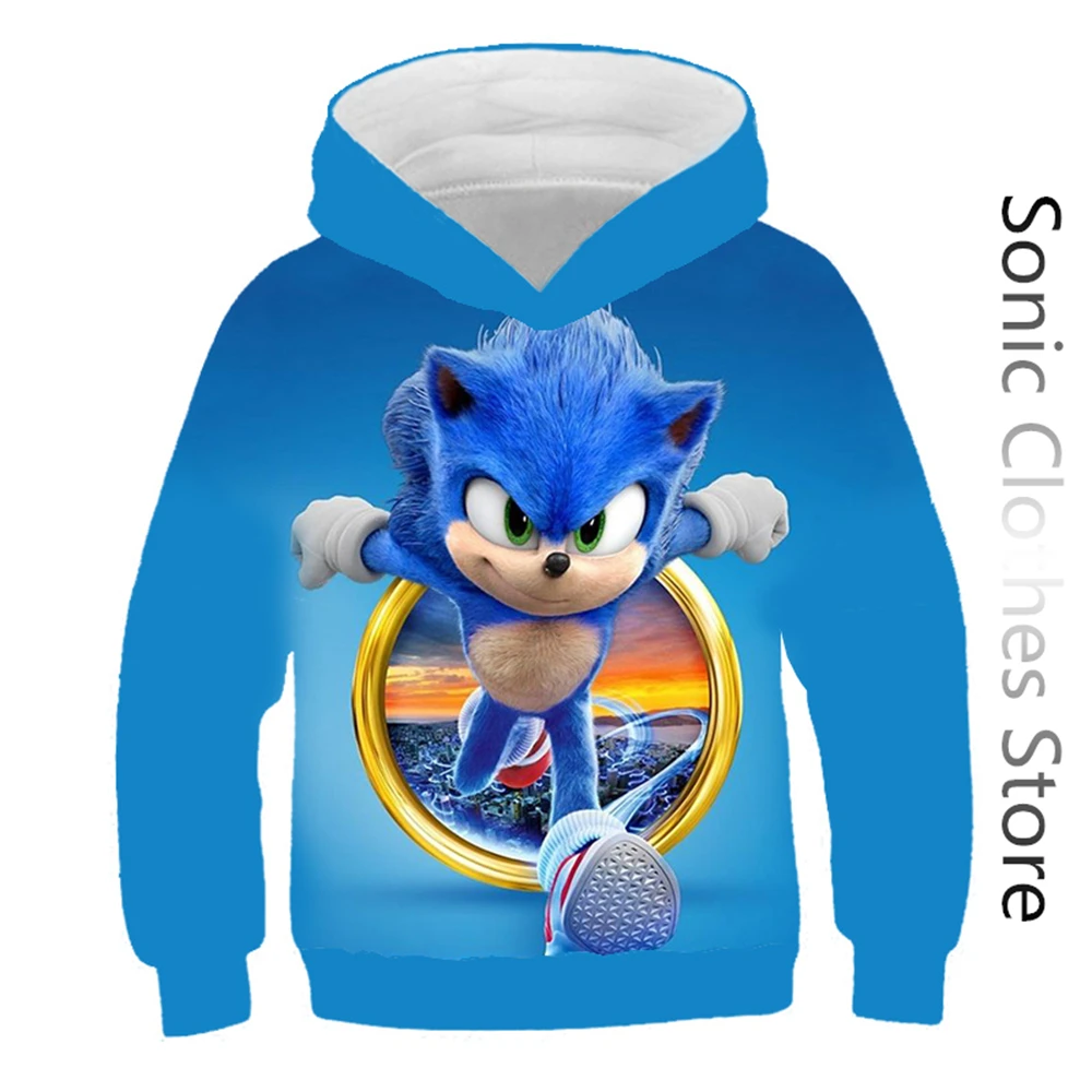 

Sonic 2 одежда для мальчиков Sonic толстовки летние детские шорты с мультяшным принтом для девочек свитшоты спортивная мужская женская одежда