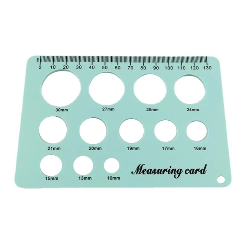 Nipple Size Measuring Card Breastpump Flange Sizing Tool for Nipple Measurement