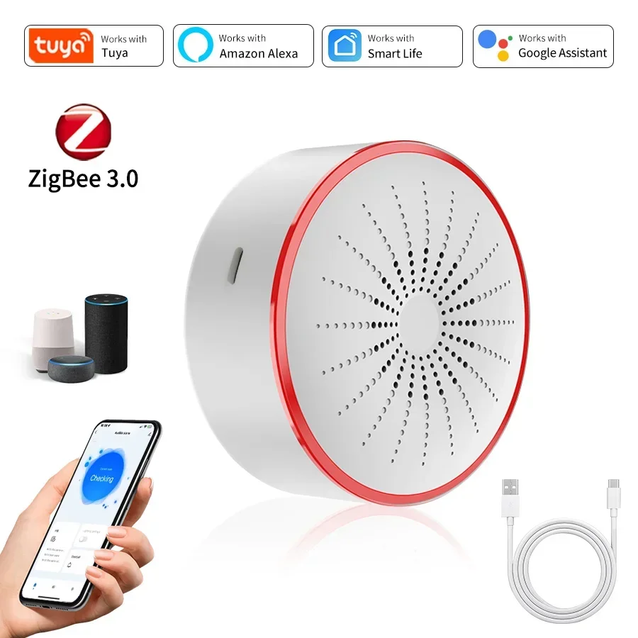 

Tuya Sound and Light Siren Alarm