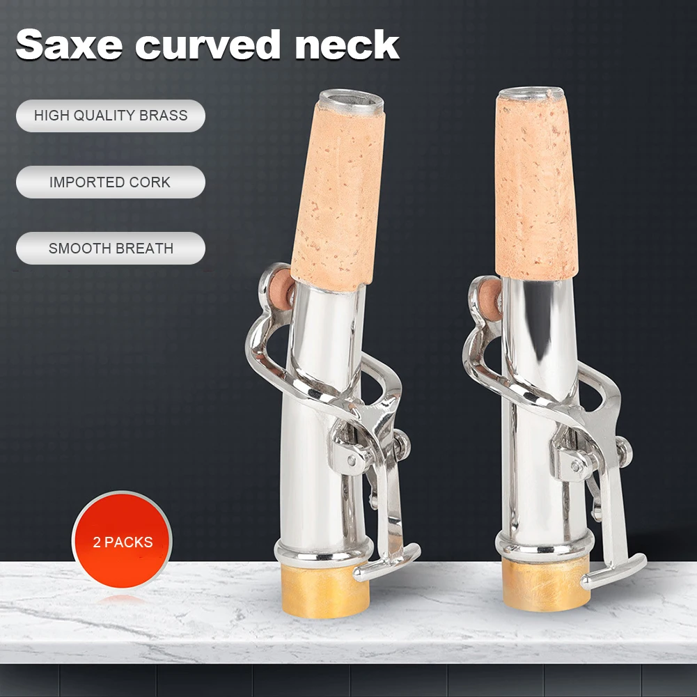 

Звукоизоляционный саксофон с прямым изгибом шеи, легкая установка, отдельные горлышко, водонепроницаемые аксессуары для деревянных инструментов, 2 шт.