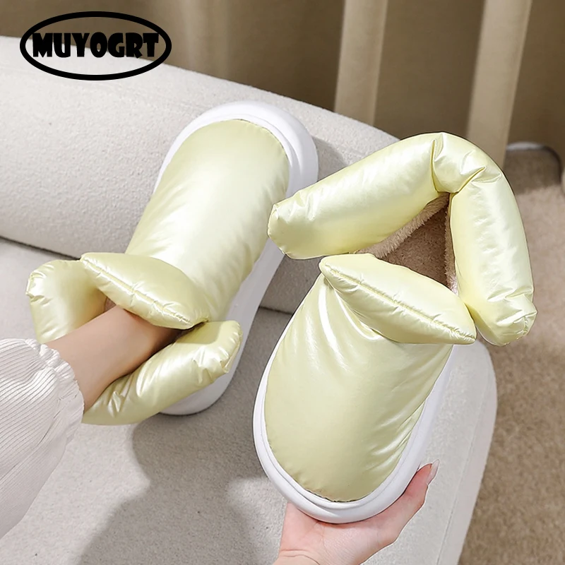 

Симпатичные женские зимние ботинки, уличные нескользящие легкие женские зимние ботинки на светильник форме для отдыха, теплая обувь