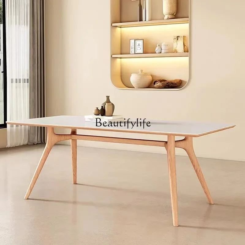 Цельная деревянная стена для маленькой квартиры Современные Простые дужки из