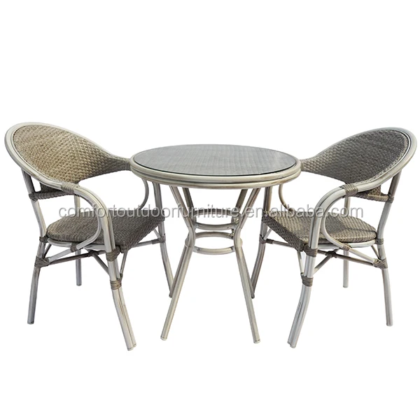 

Patio All Weather Coffee Shop Cafe Furniture Set Cafe Set Dining Furniture Set