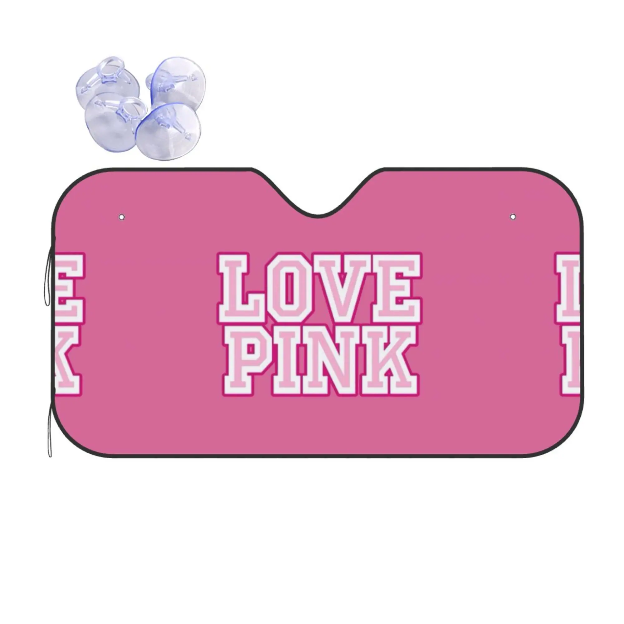 

Автомобильный солнцезащитный козырек «I Love Pink Princess Queen» для женщин и девушек, 140x см