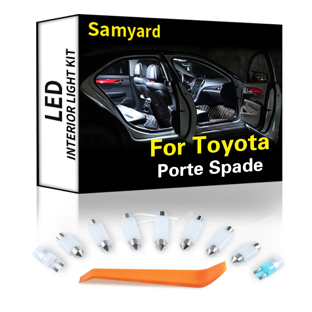 

Interior LED For Toyota Porte Spade 2004-2015 2016 2017 2018 2019 2020 2021 Canbus Car Bulb Map Dome Light No Error 100%