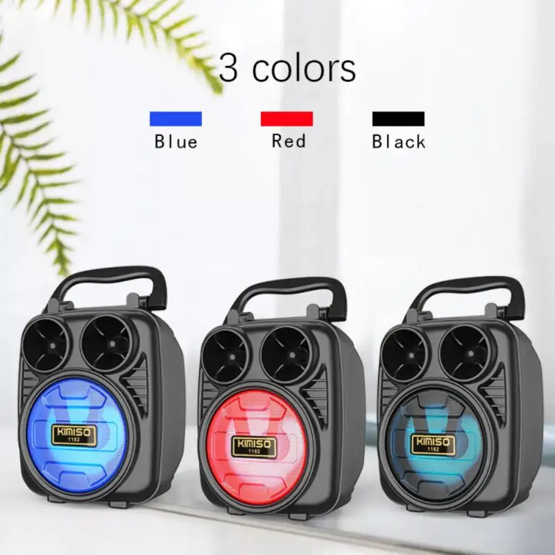 

Outdoor Loudspeaker Long Battery Life High Volume Bluetooth Speaker Subwoofer Multiple Colors Small Audio Usb Charging 1000mah