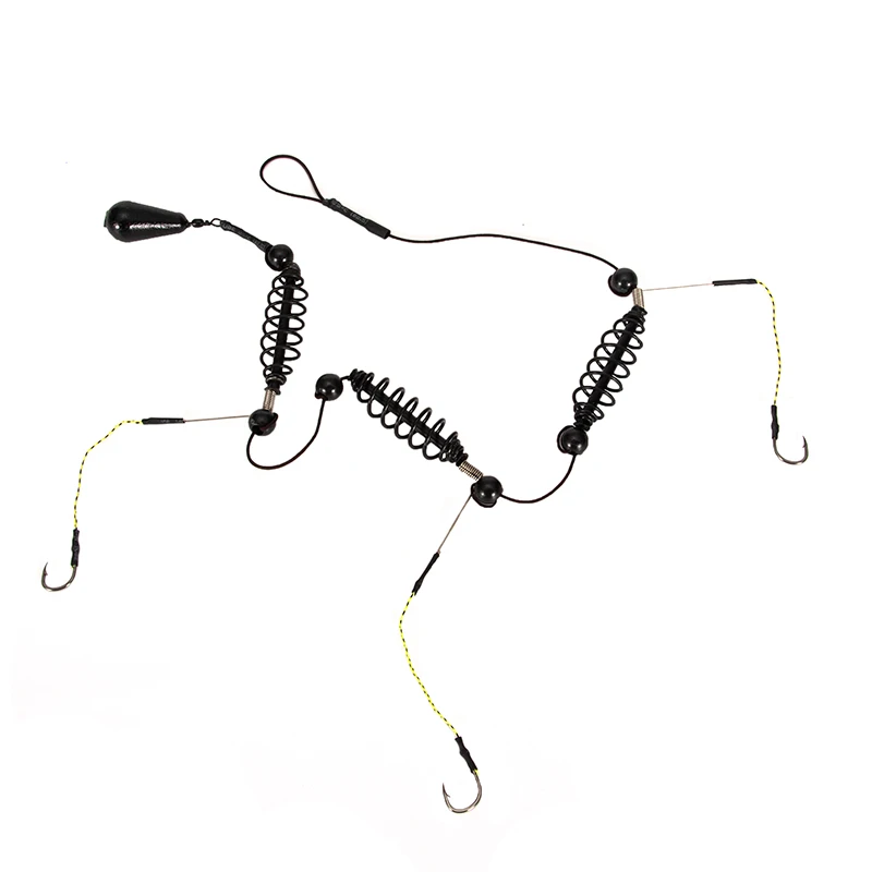 

Fixed-point Bait Nesting Feeder Long Casting Spring Plated Hitters String Hooks Long-range Spring Electroplating Nesting Device