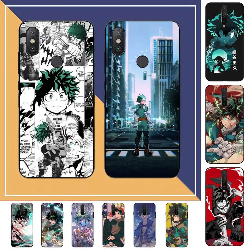 

Izuku Midoriya My Hero Academia Anime Phone Case for Redmi Note 8 7 9 4 6 pro max T X 5A 3 10 lite pro