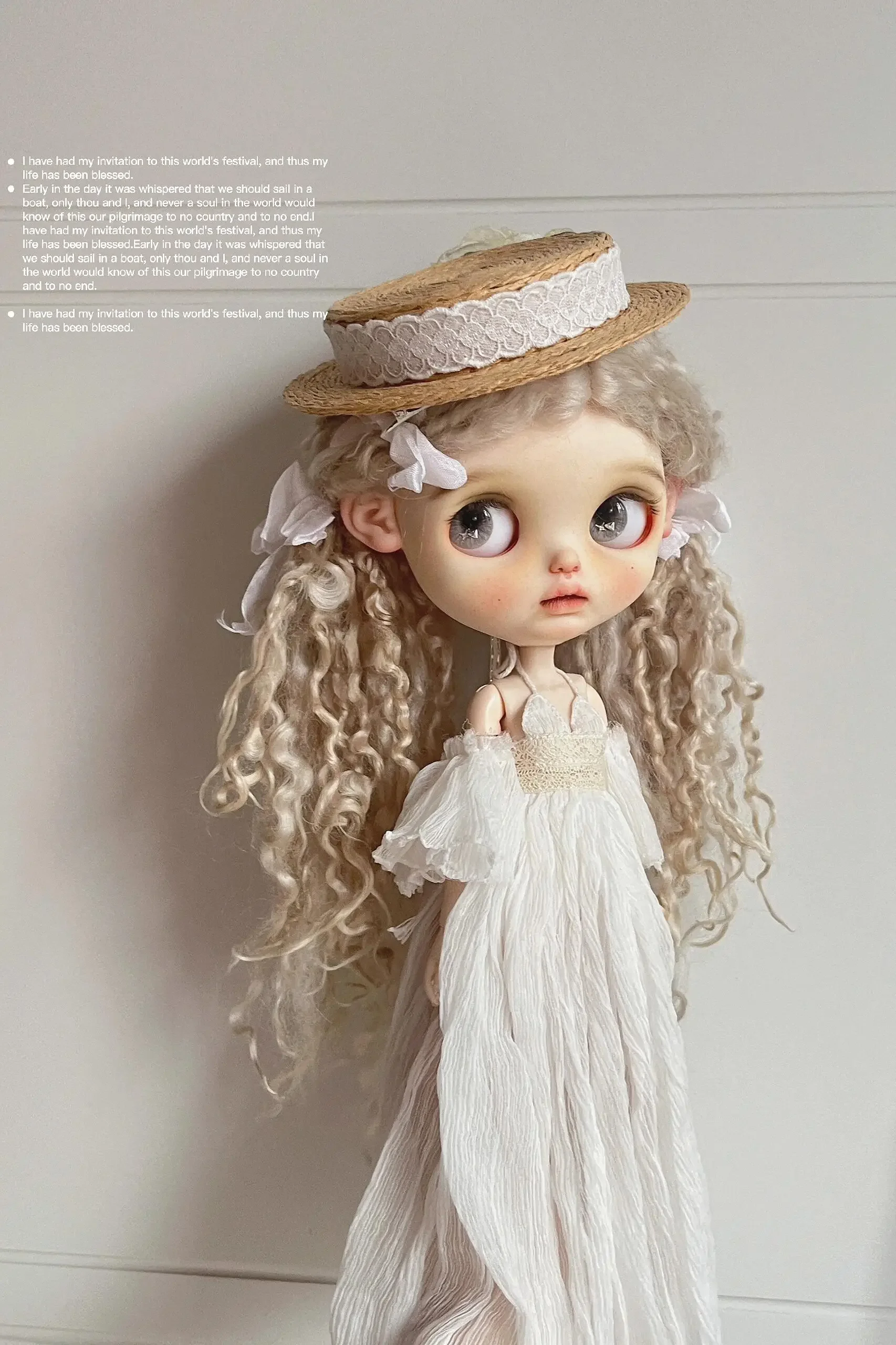 Одежда для кукол ICY DBS Blyth 30 см 1/6 OB24 Новинка Azone великолепное белое платье