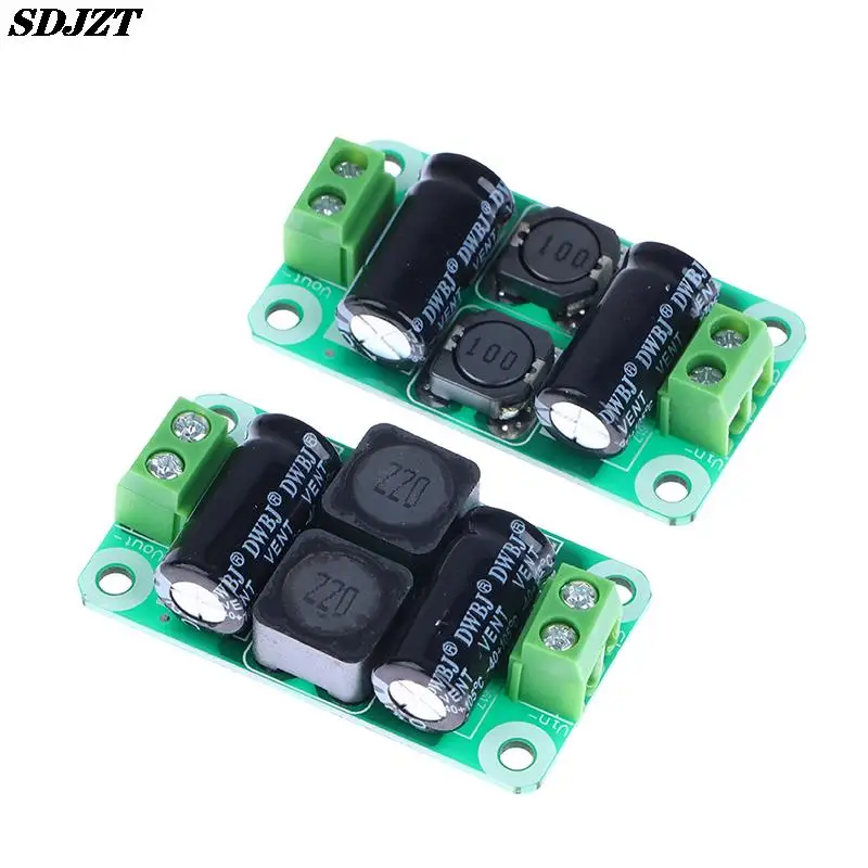 

1Piece DC Power Filter Board 0-25V/0-50V 2A/3A/4A Class D Power Amplifier Module Interference Suppression Board EMI Suppression