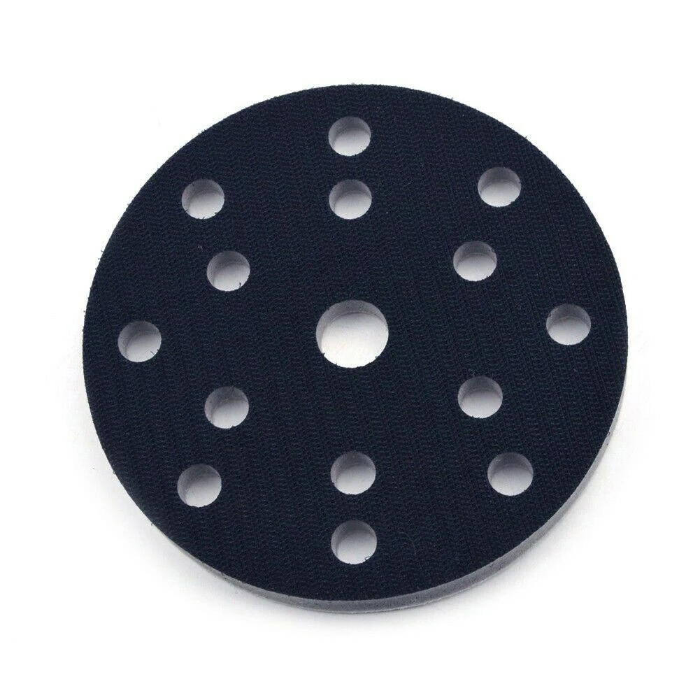 

6inch 15 Holes Sponge Interface Pad Hook Loop Sanding Disc Sander Backing Pads 10-12mm Thickness For Electric Grinder Sander
