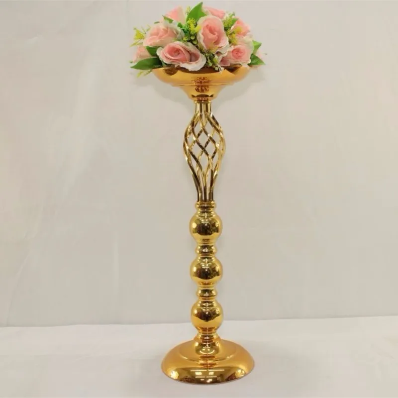 

61cm( 24") Gold Table Centerpiece Flower Vase Wedding Supply 10pcs/lot