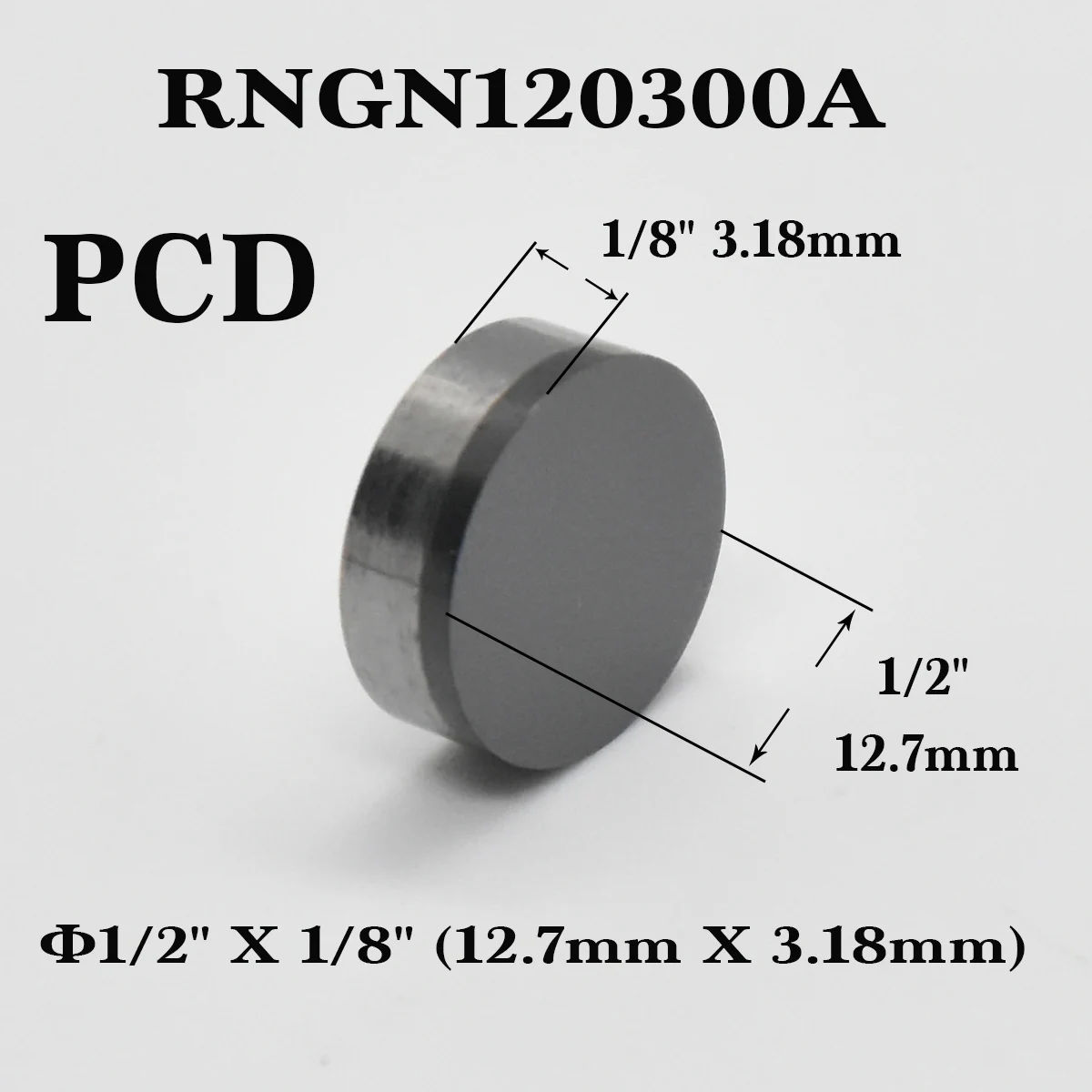 RNGN 0903 1203 1204 круглые вставки CBN, держатель токарных инструментов цилиндра для левого и правого PCD PCBN, фрезерные пластины