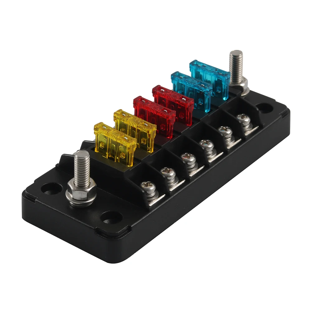 

Accessories Fuse Box Blade Fuses Block Car Electric Terminal Brand New Circuits Durable Replacement Tool Useful