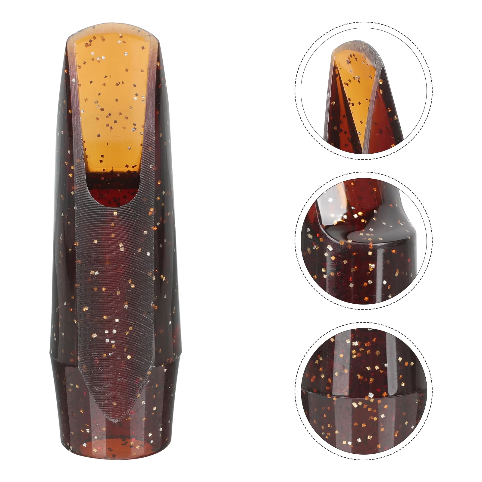 

Saxophone Accessories Mouthpiece Replace 9.3x2.5cm Replacement Coffee Abs Useful Alto