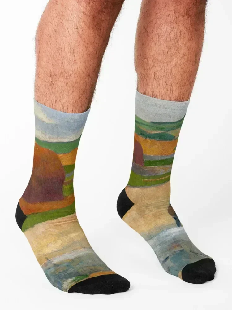 Морские водоросли Gatherer - Le ramasseur de goémon от Paul Sérusier Носки с подогревом дизайнерские