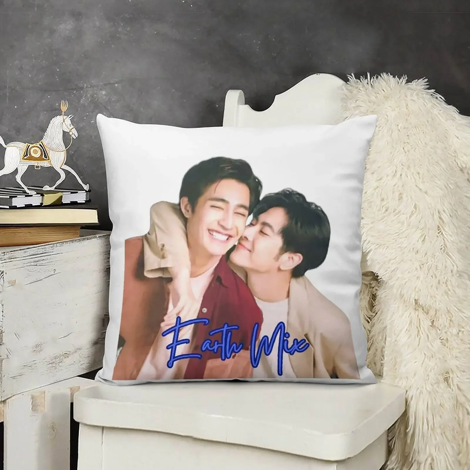 Подушка EarthMix роскошные аксессуары для дома чехол дивана подушки клетчатая